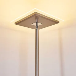 Lampadaire A Vasque Veteli Led Acier Inoxydable, 2 Lumieres