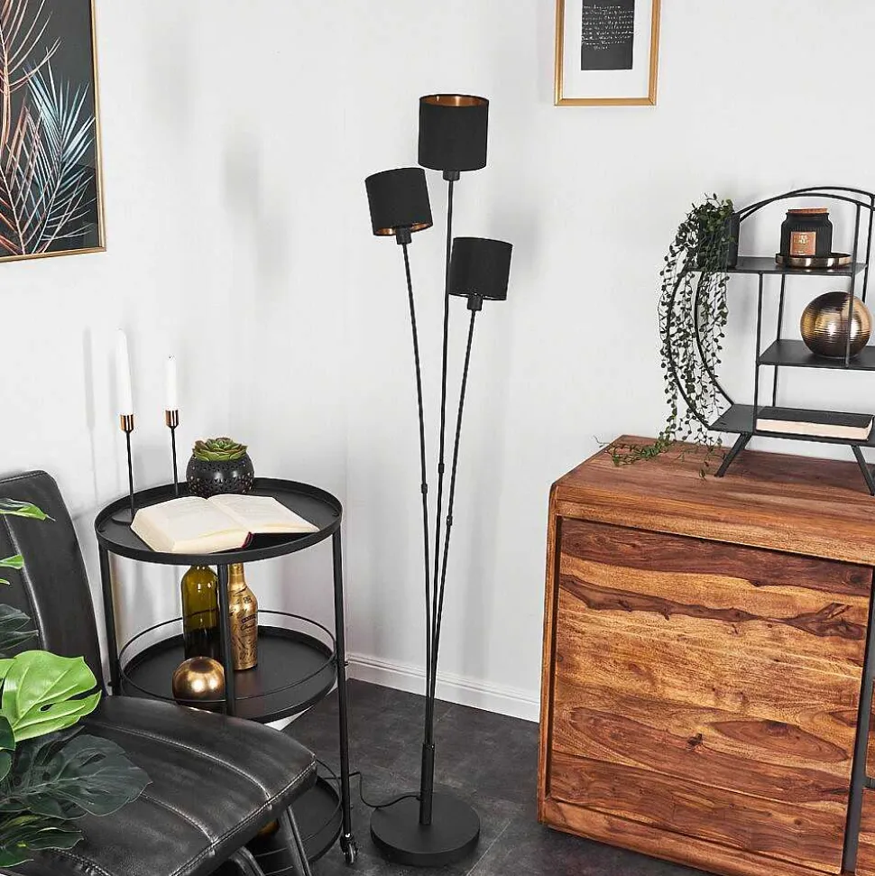 Lampadaire Alsen Noir, 3 Lumieres