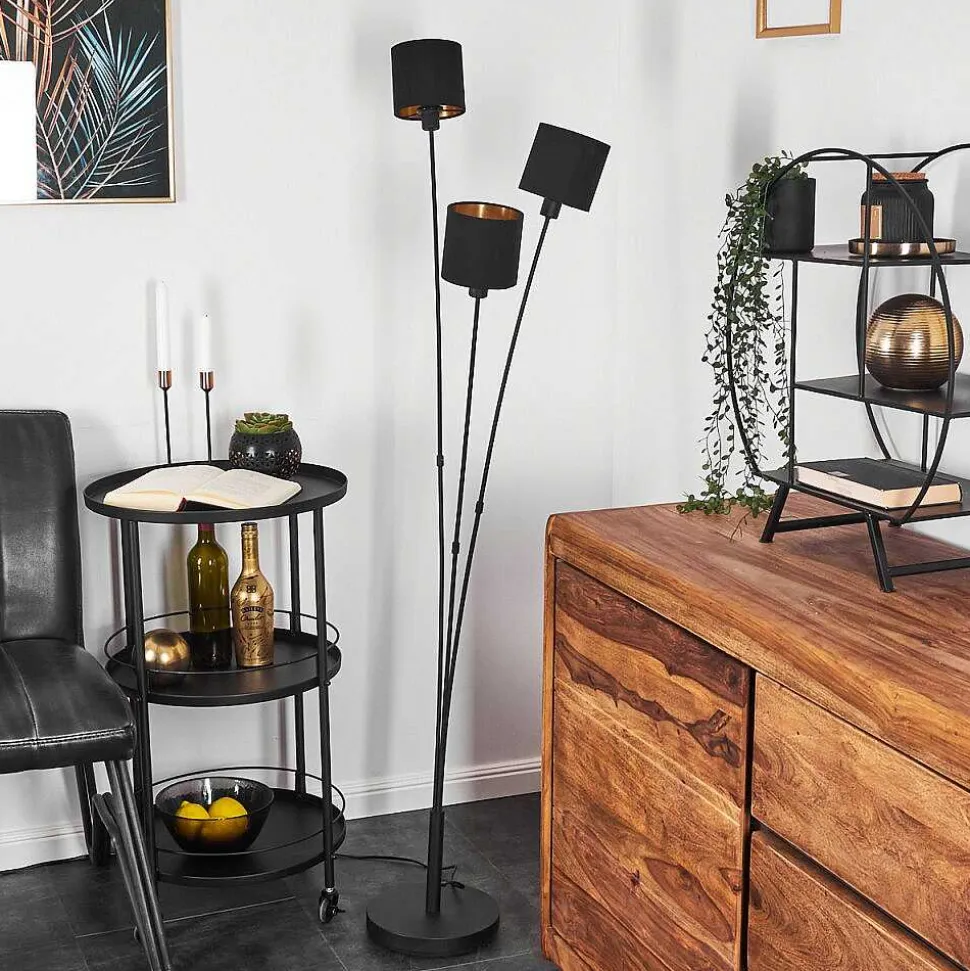 Lampadaire Alsen Noir, 3 Lumieres