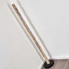 Lampadaire Bansberia Led Bois Clair, Noir, 1 Lumiere