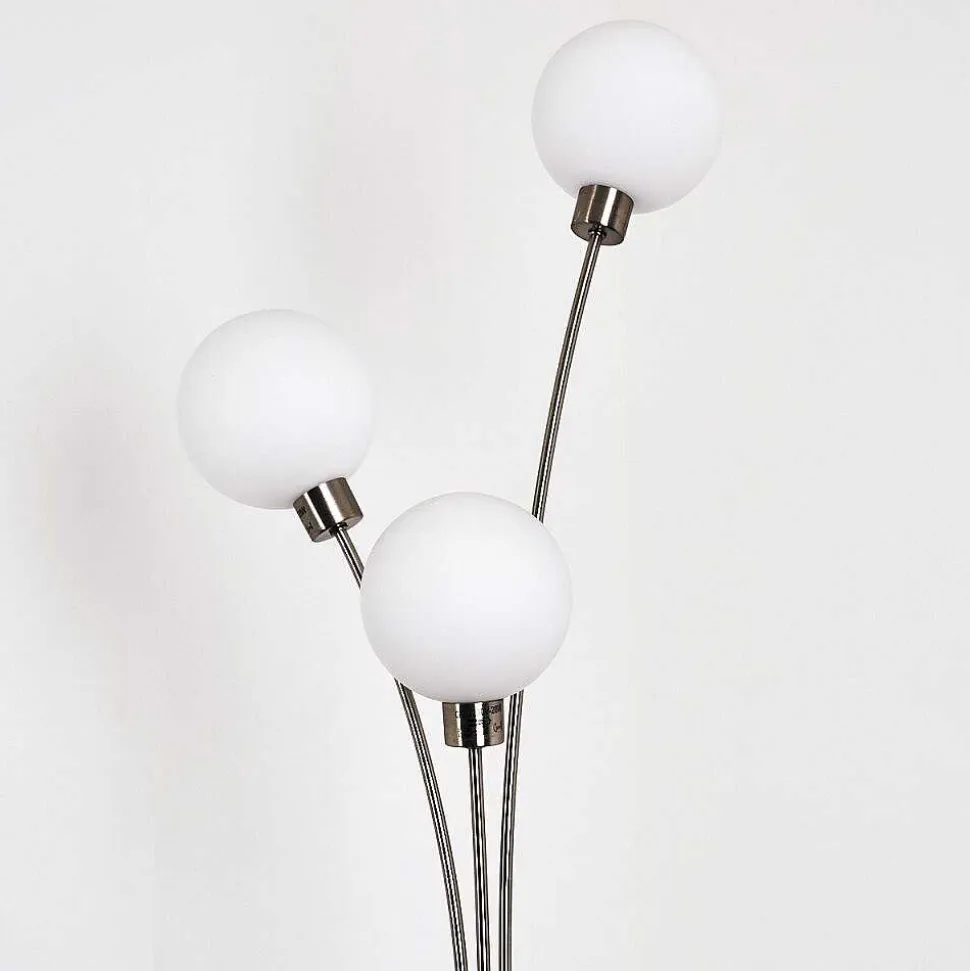 Lampadaire Bernado Nickel Mat, 3 Lumieres