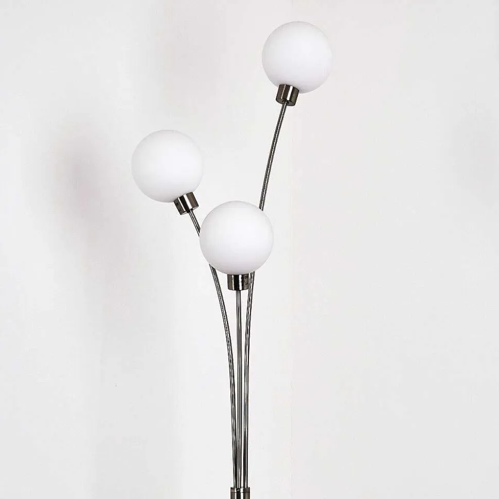 Lampadaire Bernado Nickel Mat, 3 Lumieres
