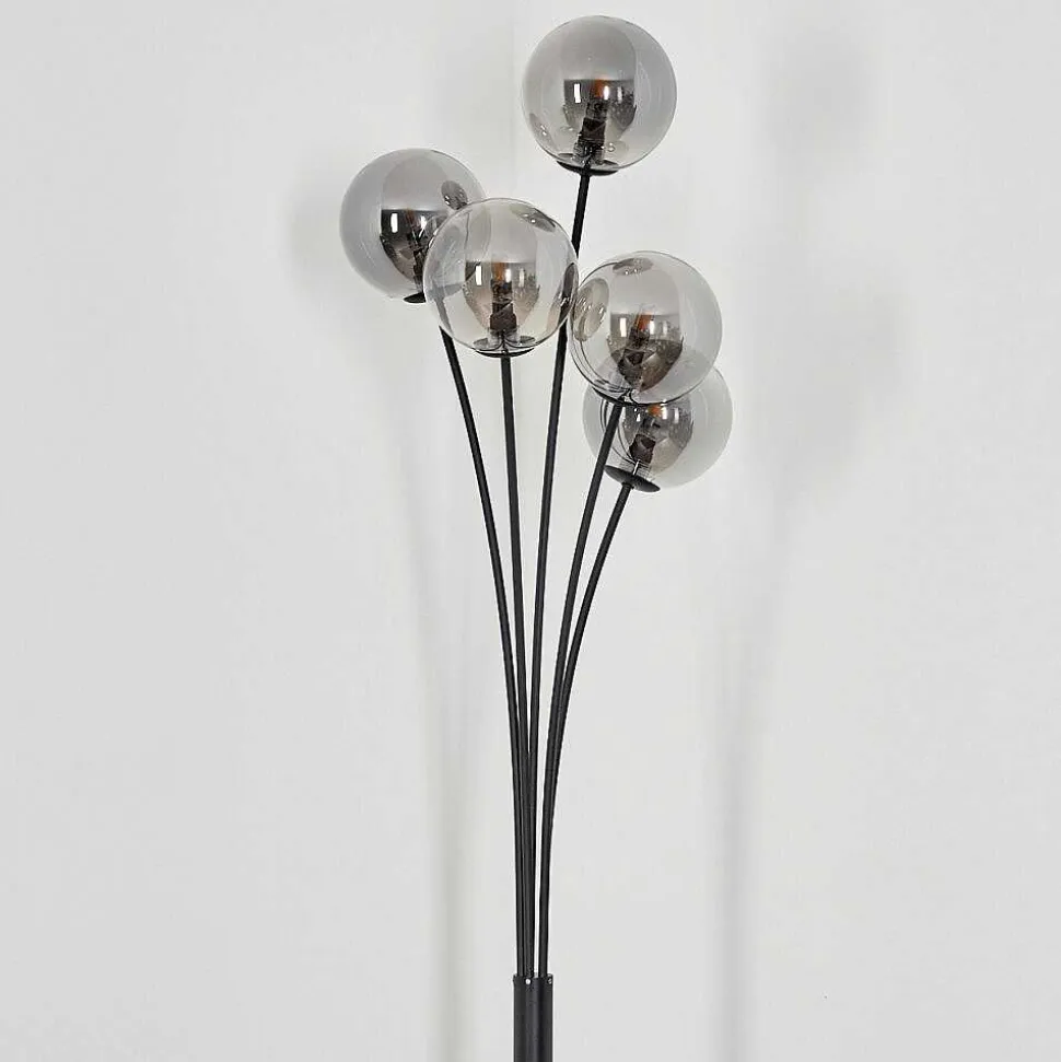 Lampadaire Bernado Noir, 5 Lumieres