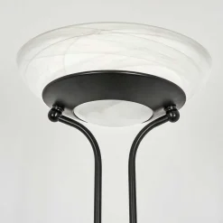 Lampadaire Biot Led Noir, 2 Lumieres