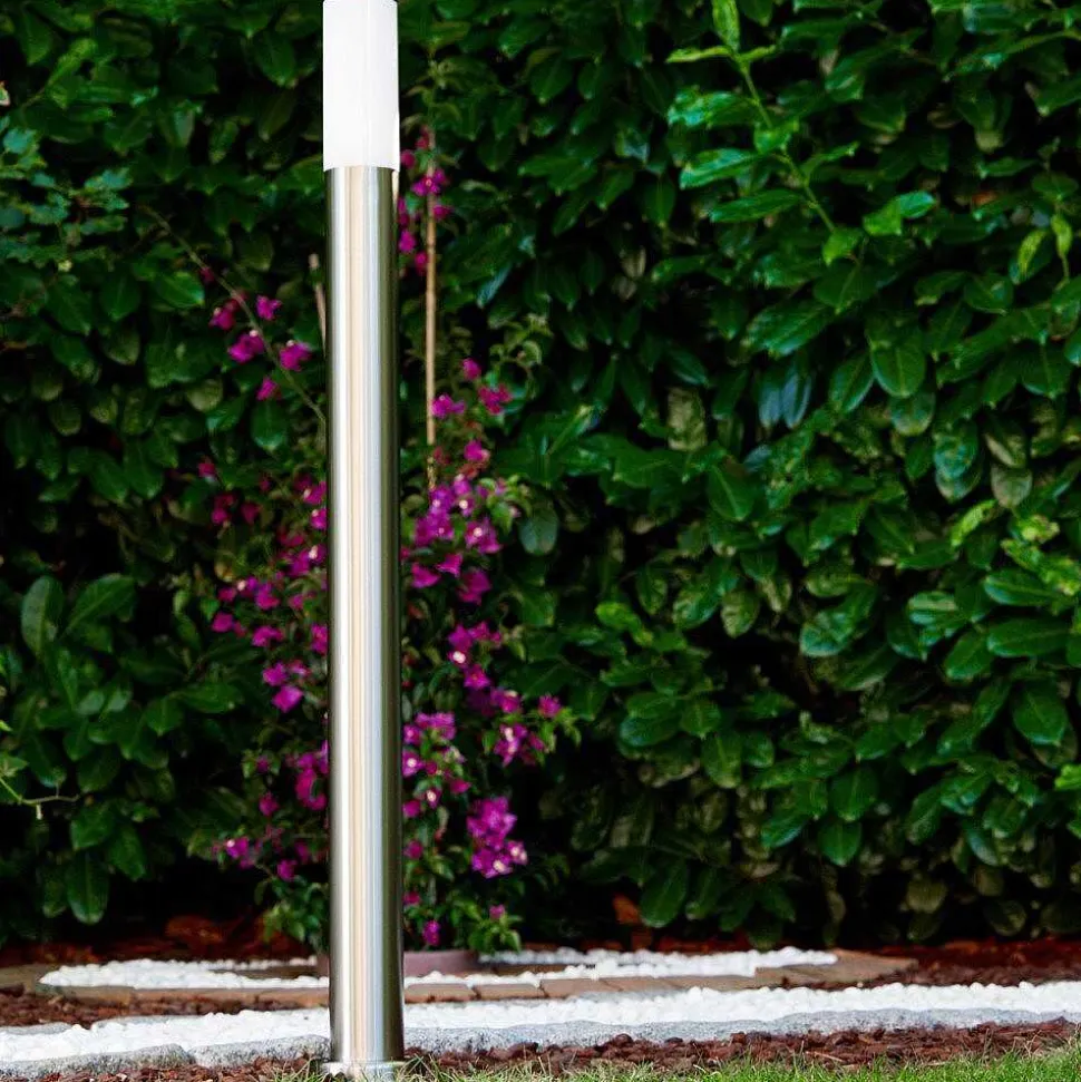 Lampadaire Caserta Acier Inoxydable, 1 Lumiere