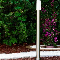 Lampadaire Caserta Acier Inoxydable, 1 Lumiere