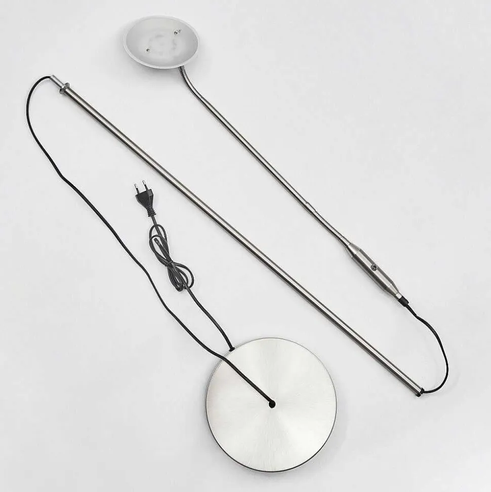 Lampadaire Chirep Led Nickel Mat, 1 Lumiere