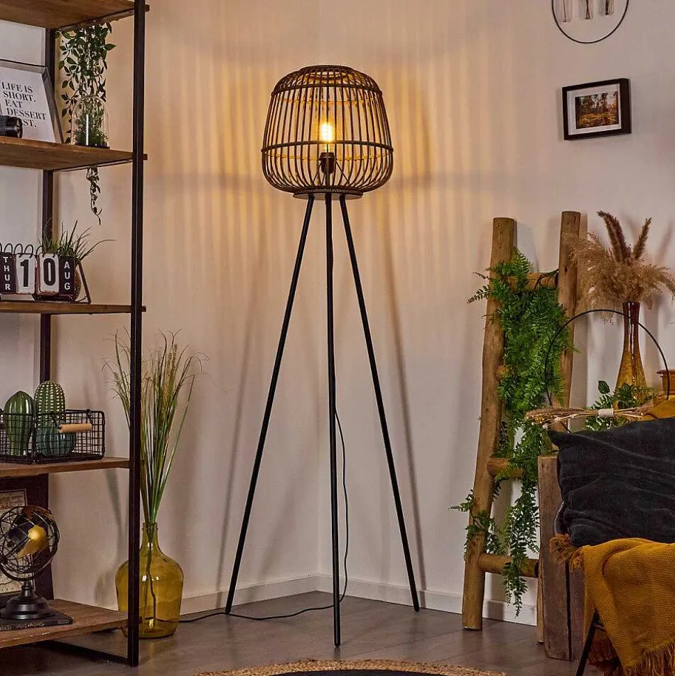 Lampadaire Combeima Noir, 1 Lumiere