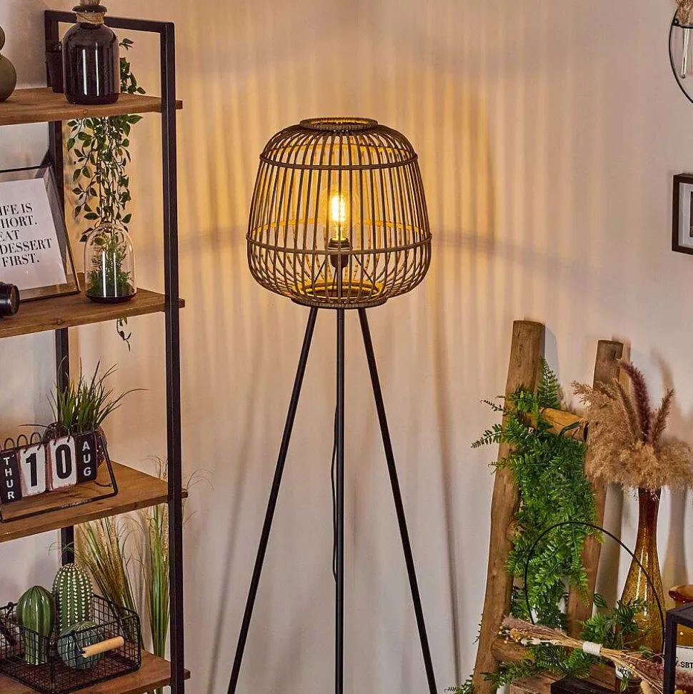 Lampadaire Combeima Noir, 1 Lumiere