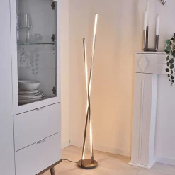 Lampadaire Concord Led Argente, 1 Lumiere