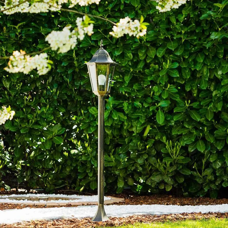 Lampadaire D'Exterieur Hongkong Bronze, Or, 1 Lumiere