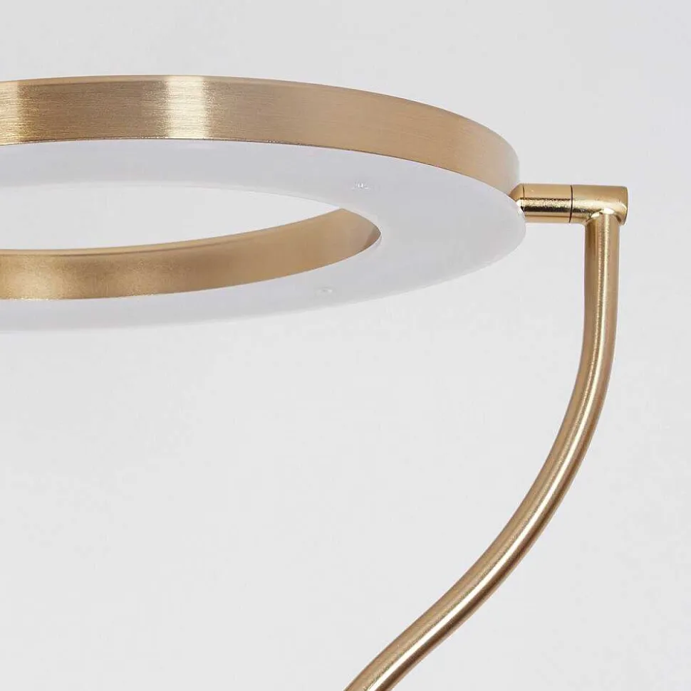 Lampadaire Donna Led Laiton, 2 Lumieres