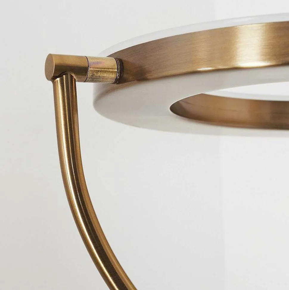 Lampadaire Donna Led Vieux Laiton, 2 Lumieres