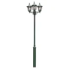 Lampadaire Exterieur Konstsmide Virgo Vert, 3 Lumieres