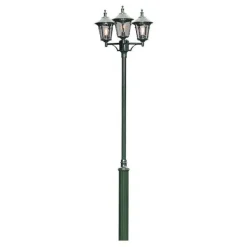 Lampadaire Exterieur Konstsmide Virgo Vert, 3 Lumieres