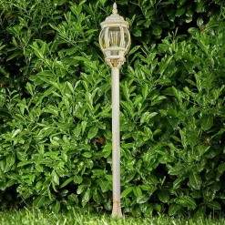 Lampadaire Exterieur Lentua Or, 1 Lumiere