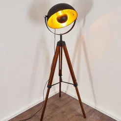Lampadaire Jupiter Bois Fonce, 1 Lumiere