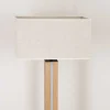 Lampadaire Kyneton Led Ecru, Noir, 2 Lumieres