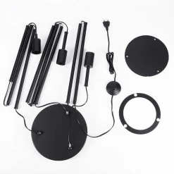Lampadaire Maiford Noir, 3 Lumieres