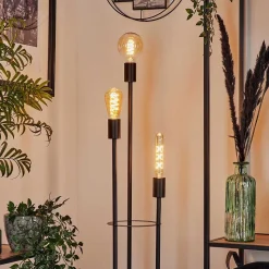 Lampadaire Maiford Noir, 3 Lumieres