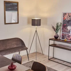 Lampadaire Malu Nickel Mat, 1 Lumiere