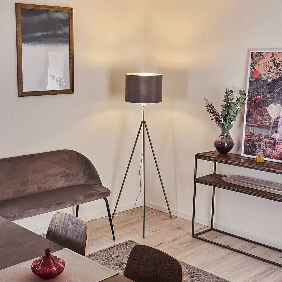 Lampadaire Malu Nickel Mat, 1 Lumiere