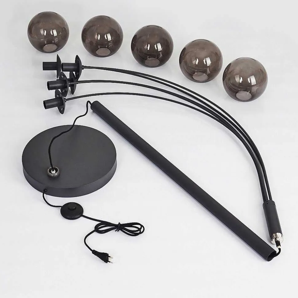 Lampadaire Mesas Anthracite, 5 Lumieres