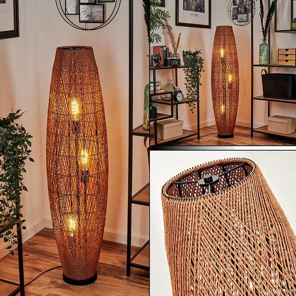 Lampadaire Mulstrand Ecru, Noir, 3 Lumieres