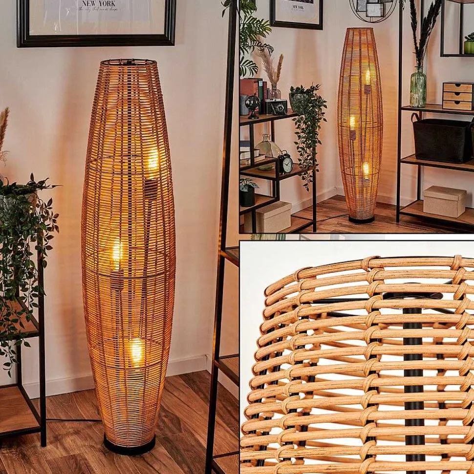 Lampadaire Mulstrand Ecru, Noir, 3 Lumieres