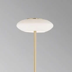 Lampadaire Paul Neuhaus Q-Etienne Led Laiton, 1 Lumiere, Telecommandes