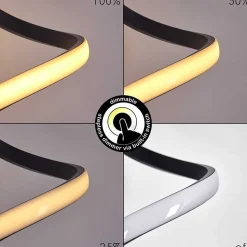 Lampadaire Pitasch Led Noir, 1 Lumiere