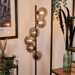 Lampadaire Remaisnil Fume, 6 Lumieres