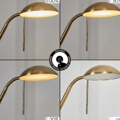 Lampadaire Rom Led Vieux Laiton, 2 Lumieres