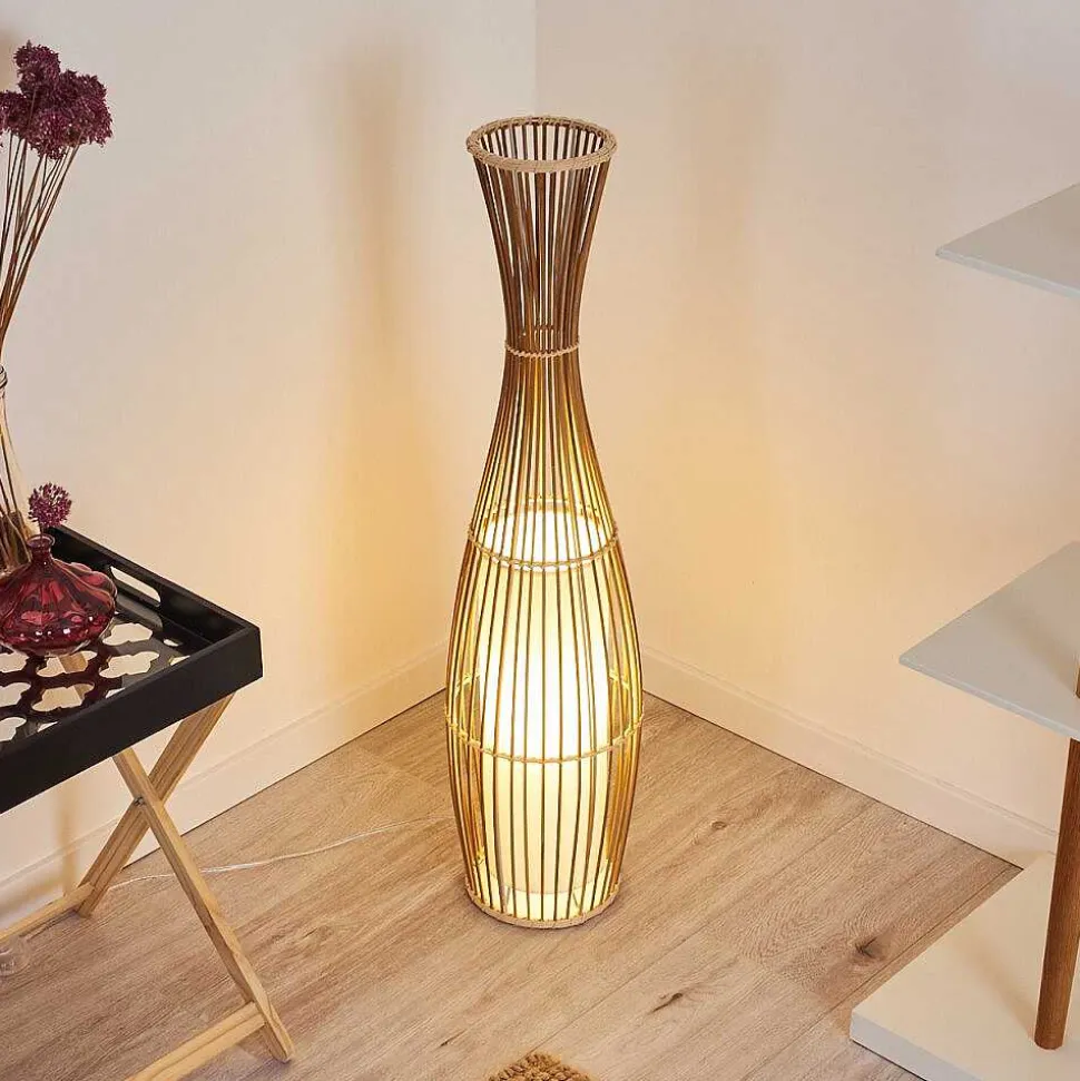Lampadaire Saranda Brun, 1 Lumiere