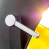Lampadaire Saturn Chrome, Noir, 1 Lumiere