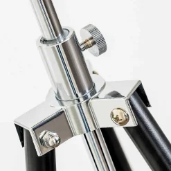 Lampadaire Saturn Chrome, Noir, 1 Lumiere