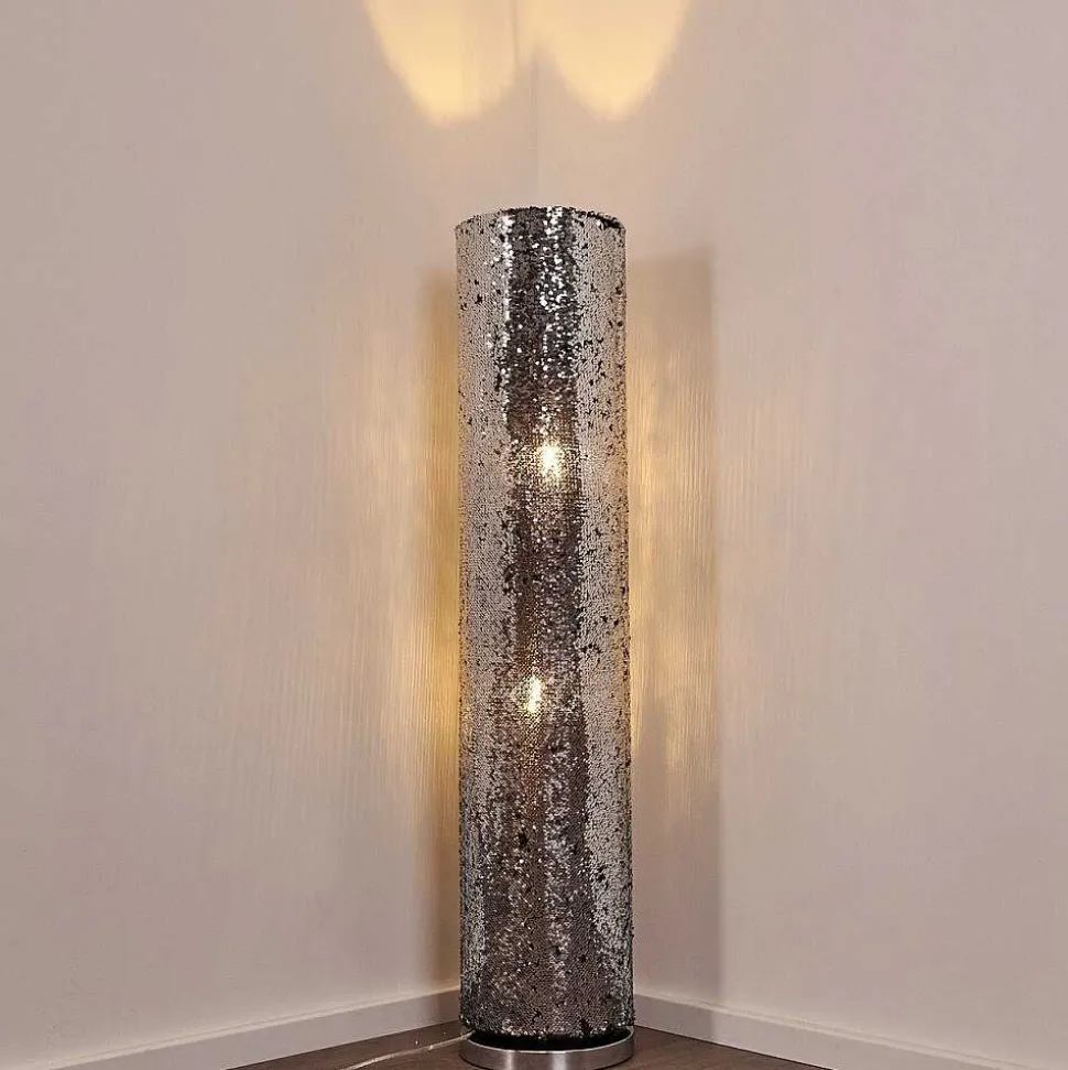 Lampadaire Sjaelland Chrome, 2 Lumieres