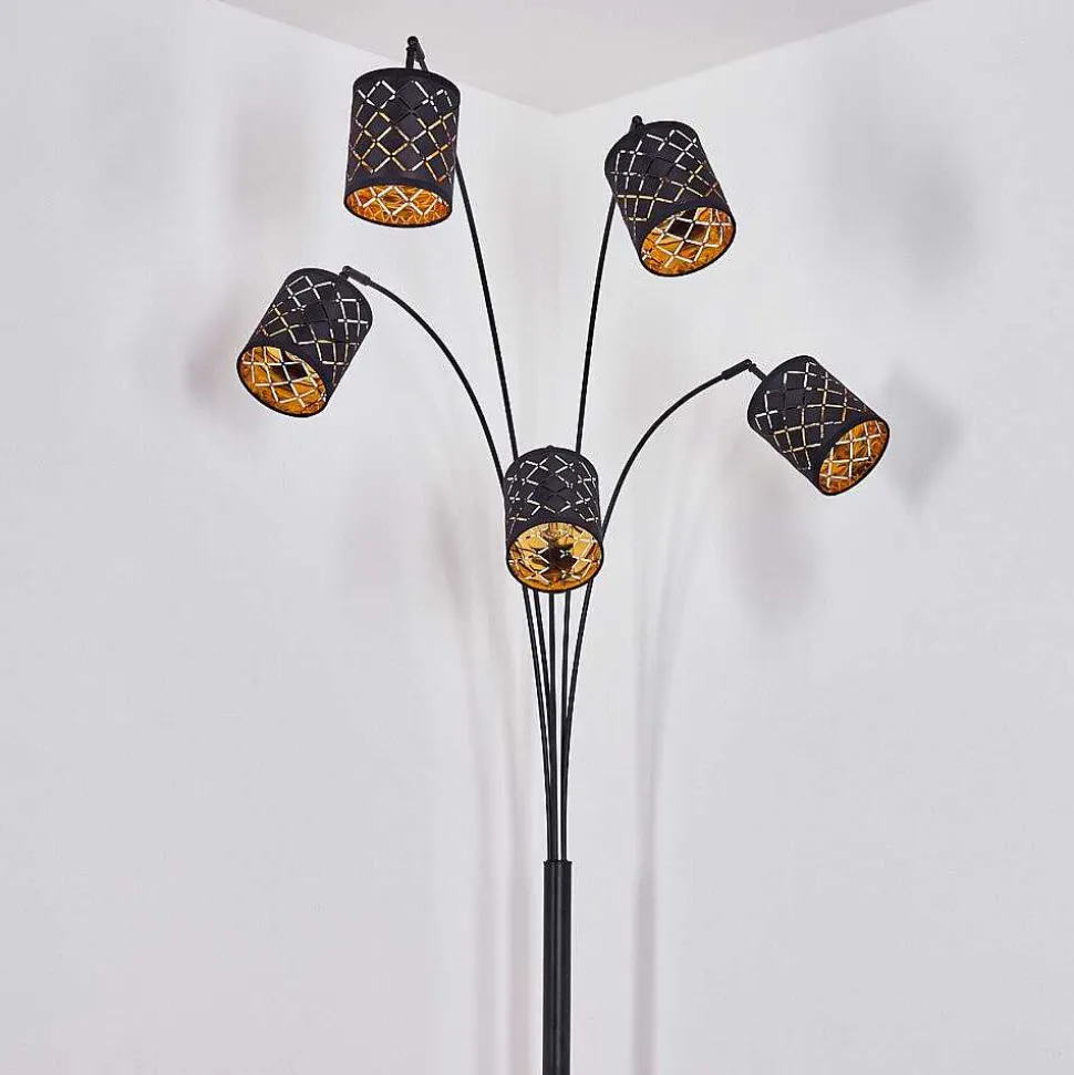 Lampadaire Tallaboa Noir, 5 Lumieres