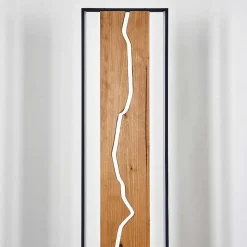 Lampadaire Terre Led Ecru, Noir, Blanc, 1 Lumiere