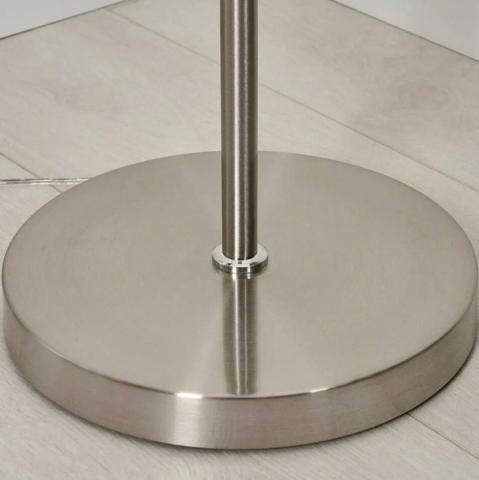 Lampadaire Theron Led Nickel Mat, 1 Lumiere, Telecommandes
