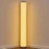 Lampadaire Tumba Led Blanc, 1 Lumiere, Telecommandes, Changeur De Couleurs