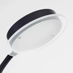 Lampadaire Wonsbek Led Noir, 2 Lumieres