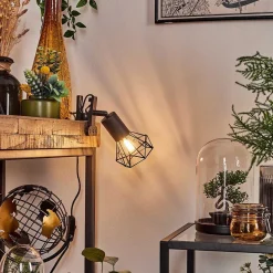 Lampe A Clipper Baripada Noir, 1 Lumiere
