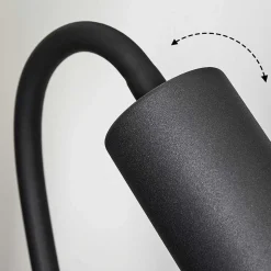 Lampe A Clipper Javel Noir, 1 Lumiere