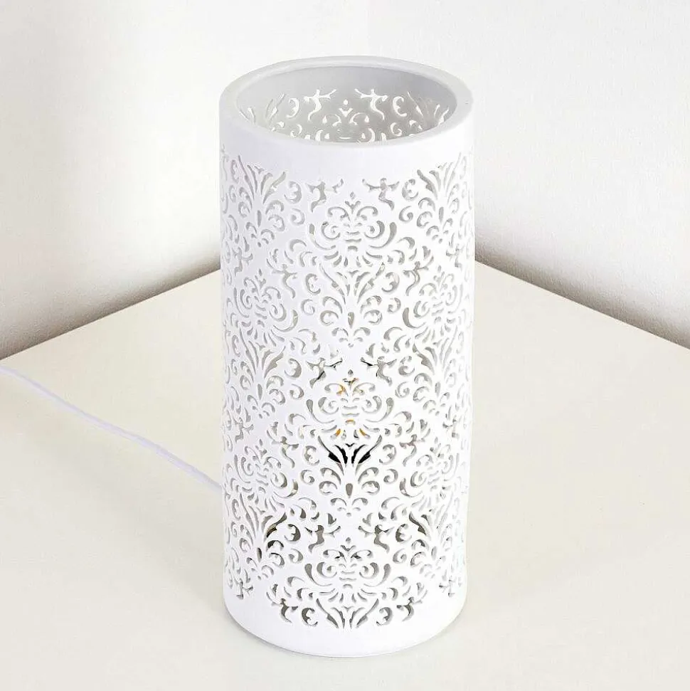 Lampe A Poser Aberjona Blanc, 1 Lumiere