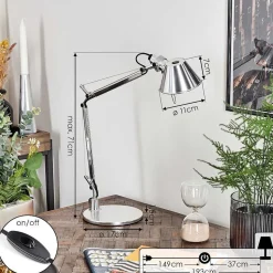 Lampe A Poser Artemide Tolomeo Micro Aluminium, 1 Lumiere