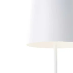 Lampe A Poser Brilliant Kaami Led Blanc, 1 Lumiere
