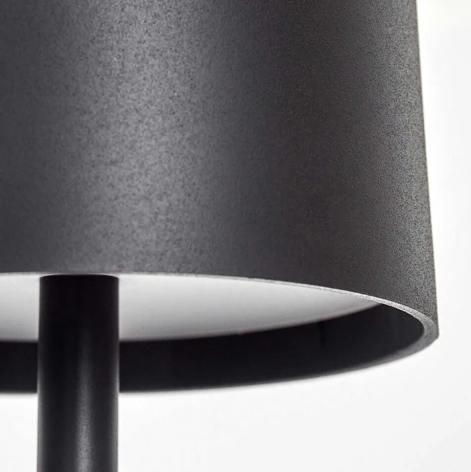 Lampe A Poser Cajas Led Noir, 1 Lumiere