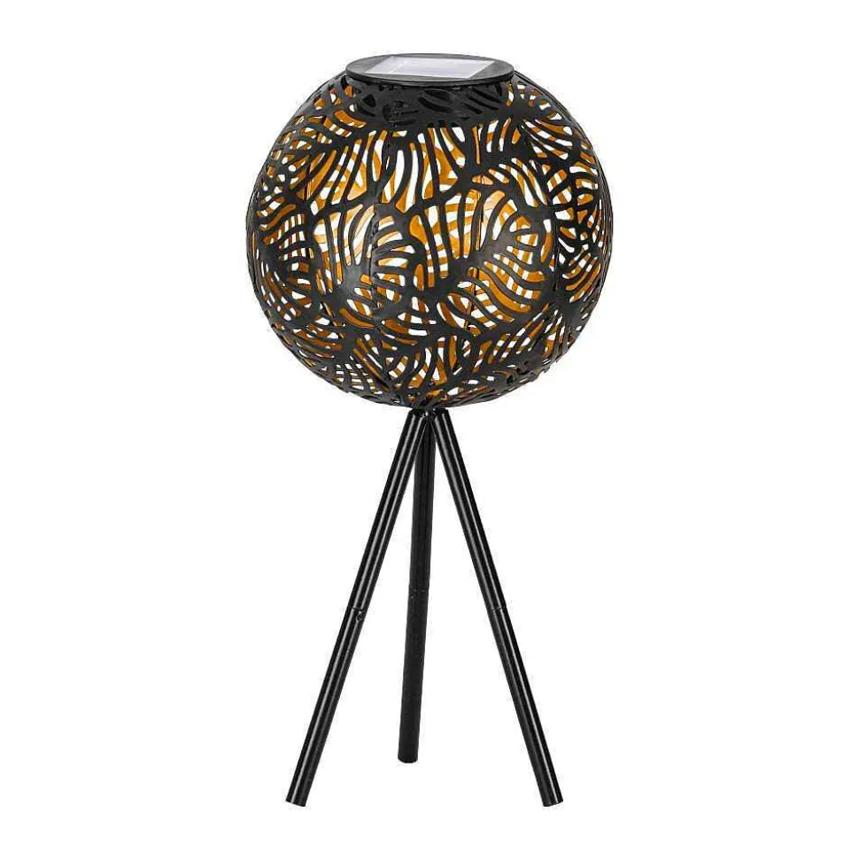 Lampe A Poser Eglo Z_Solar Led Or, Noir, 1 Lumiere
