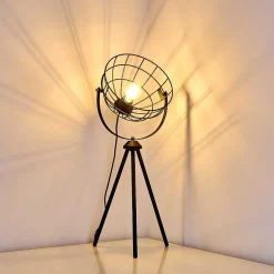 Lampe A Poser Flambeau Noir, 1 Lumiere